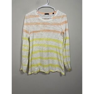 ATM Anthony Thomas Melillo Slub Jersey Destroyed Long Sleeve Tee Size XS